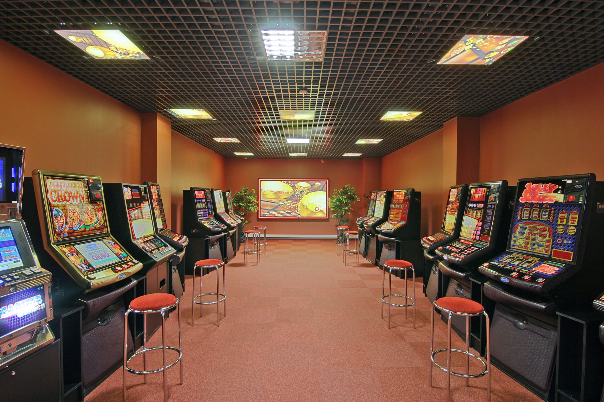 Lošimo automatų salonas - Respublikos g. 71-2, Panevėžys (PC "Klevas")